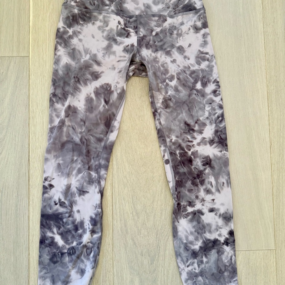 Lululemon Athletica Align Blush Pink Tie-Dye Leggings